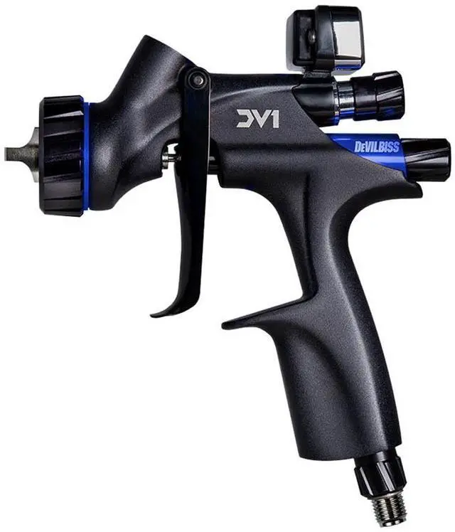 Alt view image 3 of 3 - Devilbiss 704504 Dv1-B Basecost Digital Uncupped Hvlp Spray Gun, Factory Color