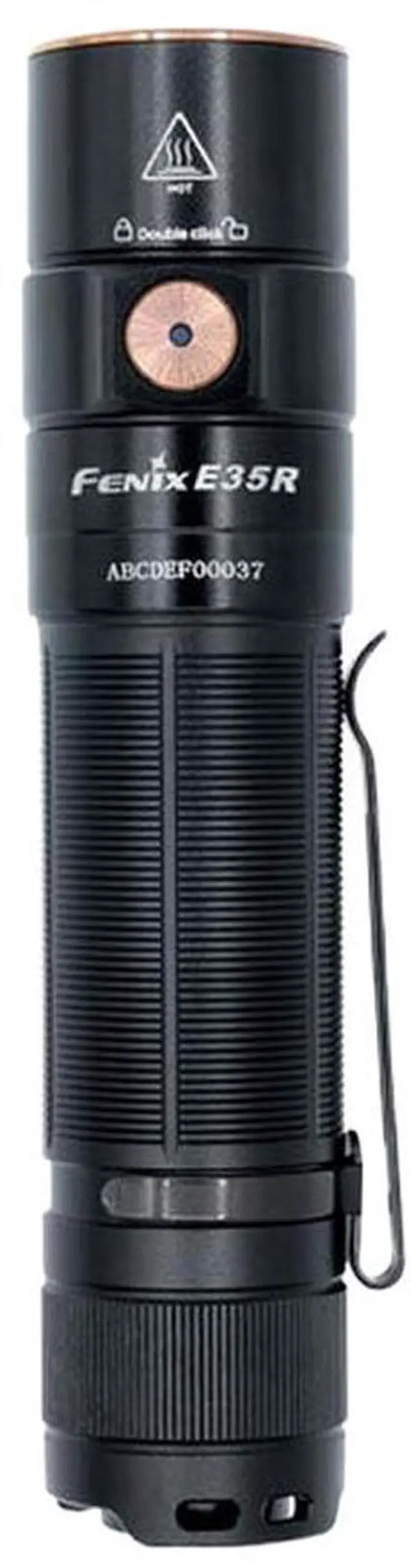 Alt view image 3 of 6 - Fenix Flashlight FX-E35R Rechargeable EDC Flashlight, Max Lumens 3100, Black