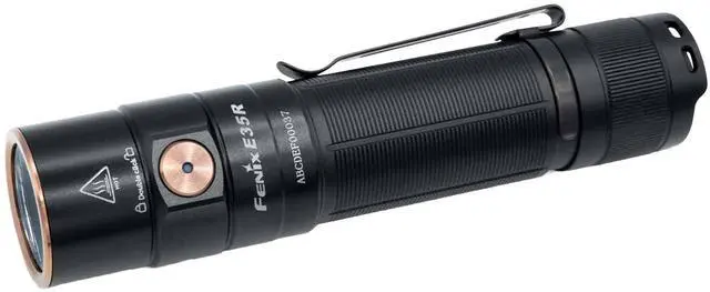 Main image of Fenix Flashlight FX-E35R Rechargeable EDC Flashlight, Max Lumens 3100, Black