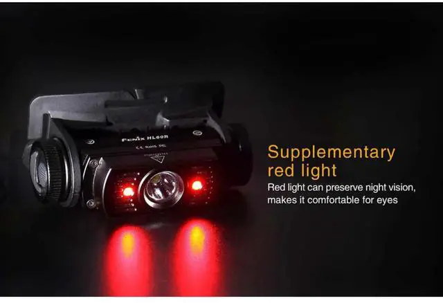 Alt view image 5 of 5 - Fenix FX-HL60RU2B USB Durable Rechargeable Headlamp, Maximum Lumens 950, Black