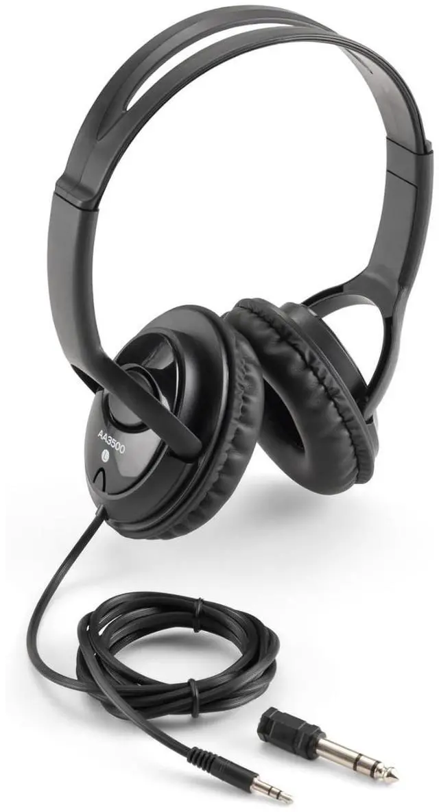 Main image of On-Stage AA3500 Wired Closed-Back Accurate Audio Headphones, Black