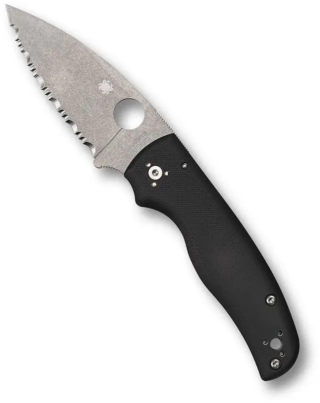 Main image of Spyderco Shaman Folding Pocket Knife with 3.5" CPM S30V Steel Blade, Black