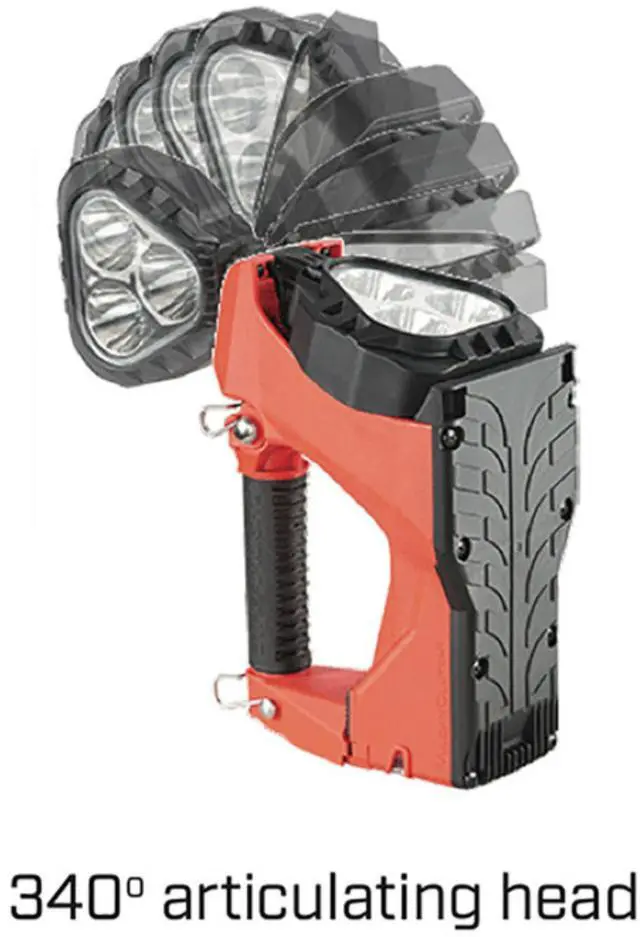 Alt view image 2 of 4 - Streamlight Vulcan Clutch 120V/100V/12V DC Rechargeable Lantern, Orange