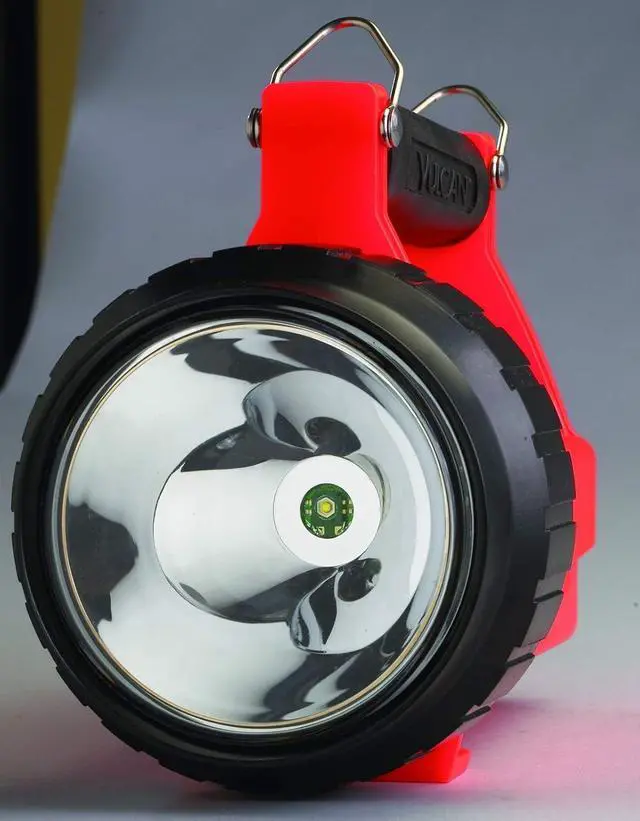 Alt view image 4 of 5 - Streamlight Fire Vulcan Rechargeable C4 LED Flashlight, Orange