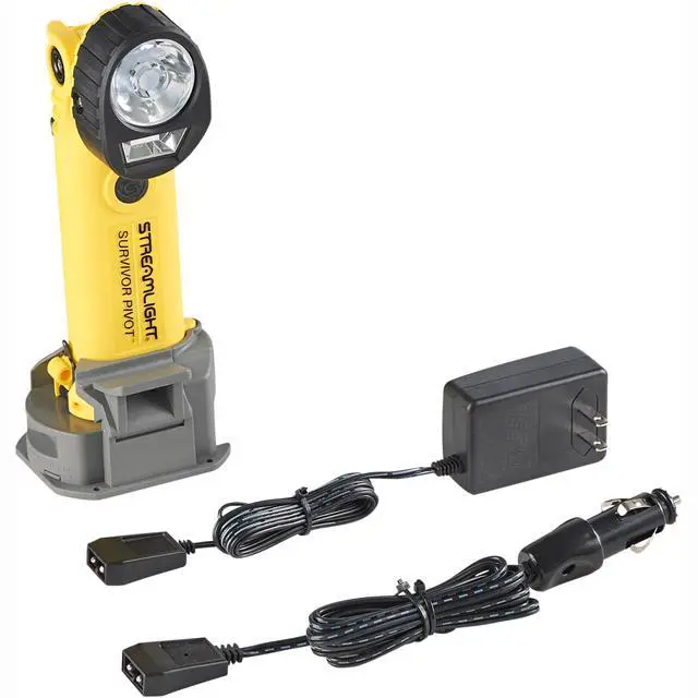Main image of Streamlight Survivor Pivot USB LED Flashlight with Magnet, 120/DC, 325 Lumens, Yellow