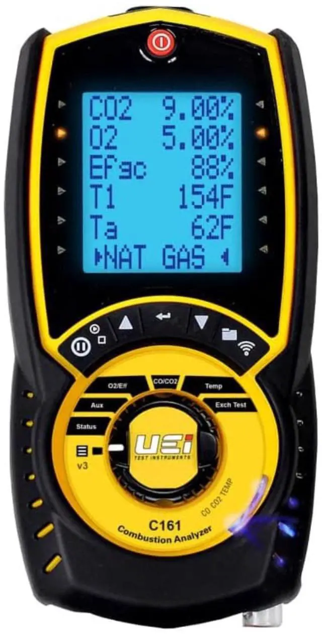 Main image of UEI Test Instruments Residential Combustion Analyzer with AC509 Carrying Case