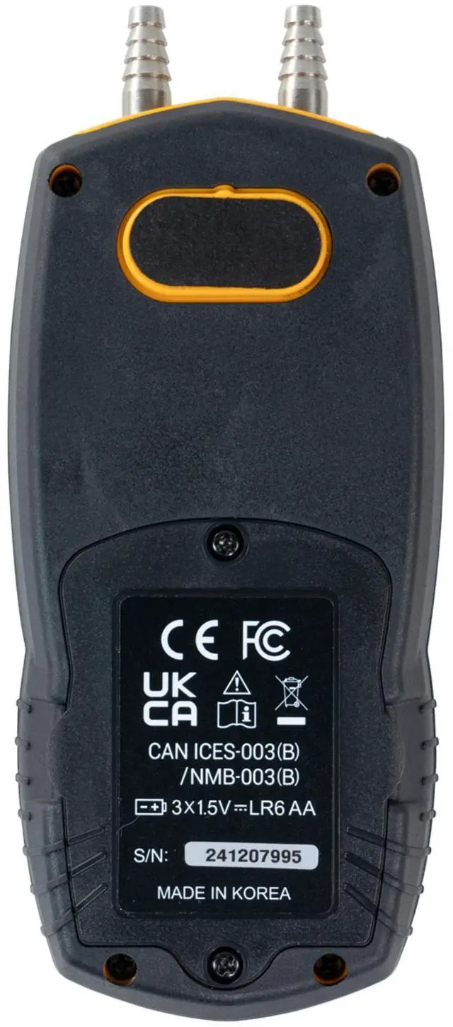 Alt view image 3 of 4 - UEI Test Instruments EM700 Dual Digital Differential Manometer with AC319 Case