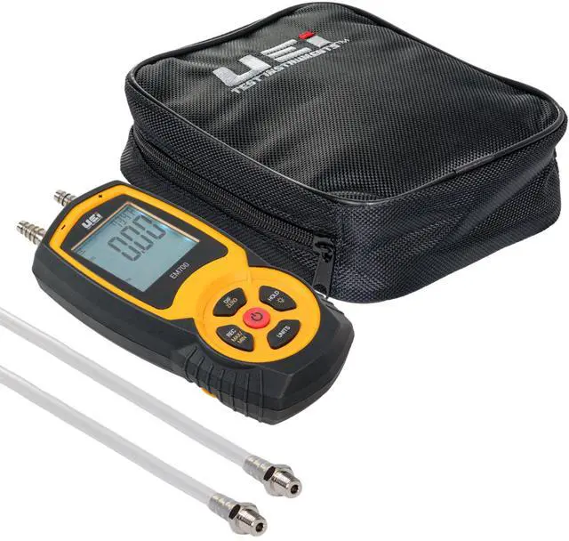Alt view image 2 of 4 - UEI Test Instruments EM700 Dual Digital Differential Manometer with AC319 Case