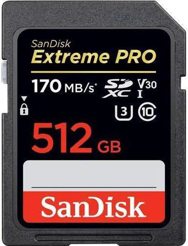 Alt view image 4 of 13 - SanDisk 512GB Extreme PRO UHS-I SDXC Memory Card