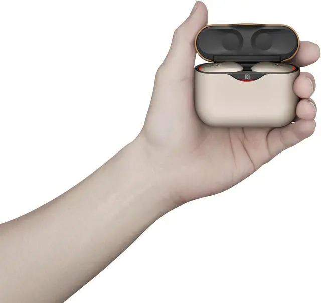 Alt view image 13 of 20 - Sony WF-1000XM3 Industry Leading Noise Canceling Truly Wireless Earbuds (White)