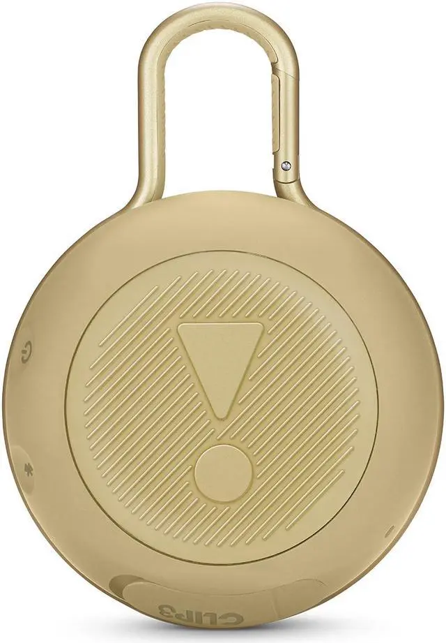 Alt view image 5 of 13 - JBL Clip 3 Portable Bluetooth Waterproof Speaker (Sand)