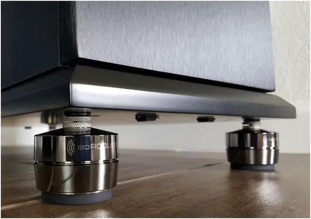 Alt view image 10 of 16 - IsoAcoustics GAIA II Isolation Feet for Floorstanding Speakers and Subwoofers (4-pack)