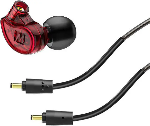 Alt view image 4 of 8 - mee audio m6 pro musicians' inear monitors with detachable cables; universalfit and noiseisolating 2nd generation red