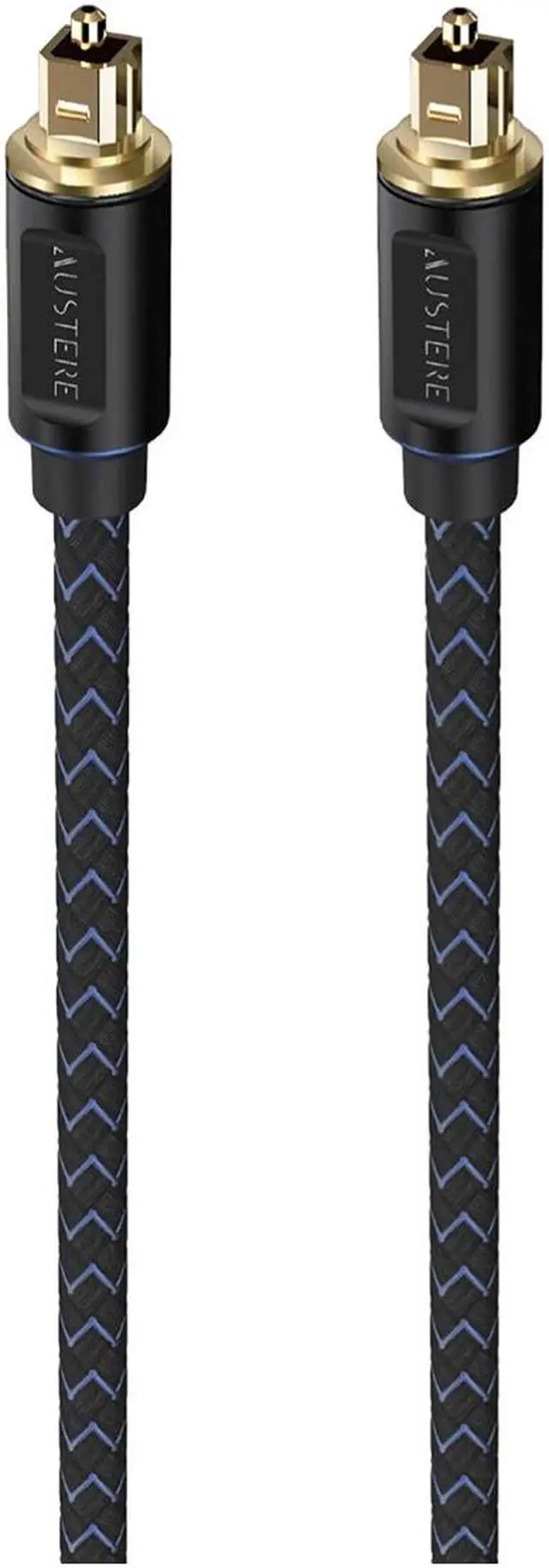 Alt view image 6 of 12 - Austere V Series Optical Audio Cable 2.0m \\ Pure Gold Connectors, Precision-Polished Termination for Digital Audio Accuracy, aDesign Precision LinkFit Housing & WovenArmor Cable