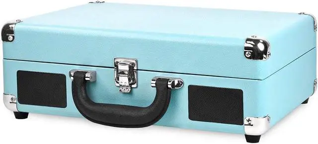 Alt view image 11 of 14 - INNOVATIVE TECHNOLOGY INN-VSC-550BT-TRQ BLUETOOTH SUITCASE TURNTABLE IN TURQUOIS