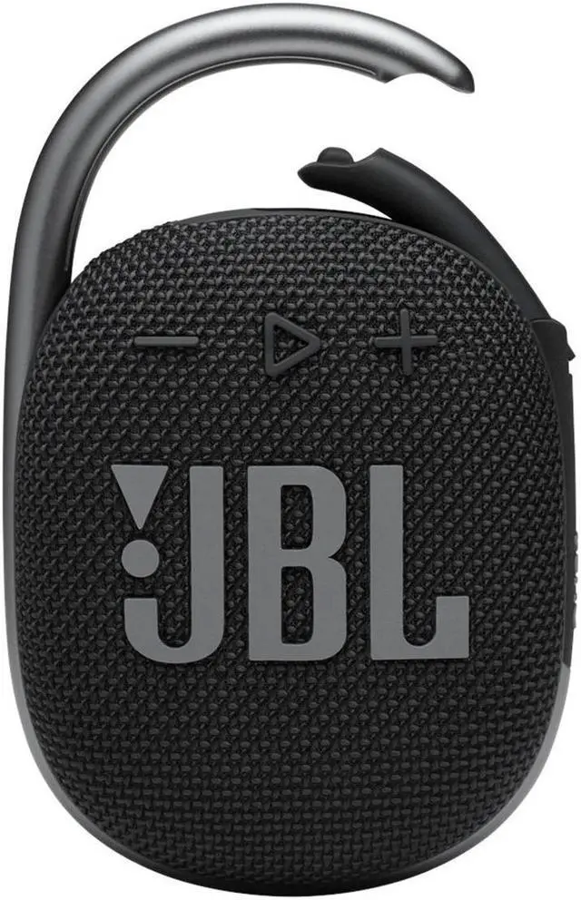 Alt view image 7 of 20 - JBL Clip 4 Black Portable Bluetooth Speaker