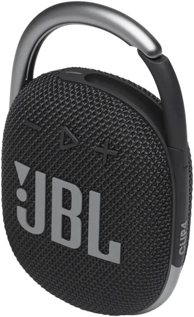 Alt view image 9 of 20 - JBL Clip 4 Black Portable Bluetooth Speaker