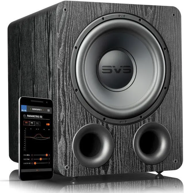 Alt view image 8 of 17 - SVS PB-1000 Pro Black Ash Powered Subwoofer