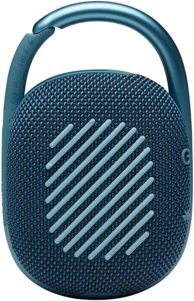 Alt view image 9 of 20 - JBL Clip 4 Blue Portable Bluetooth Speaker