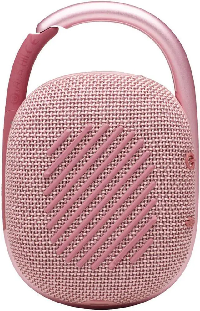 Alt view image 8 of 20 - JBL Clip 4 Pink Portable Bluetooth Speaker