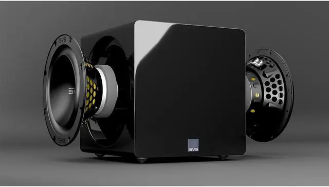 Alt view image 9 of 16 - SVS 3000 Micro Subwoofer (Piano Gloss Black) | Active Dual 8-in Drivers, 800 Watt RMS, Sealed Cabinet