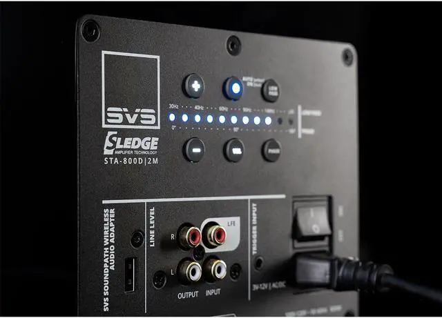 Alt view image 8 of 16 - SVS 3000 Micro Subwoofer (Piano Gloss Black) | Active Dual 8-in Drivers, 800 Watt RMS, Sealed Cabinet