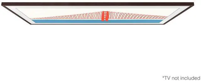 Alt view image 5 of 14 - Samsung Customizable Bezel for Samsung The Frame 75" (Modern Brown)