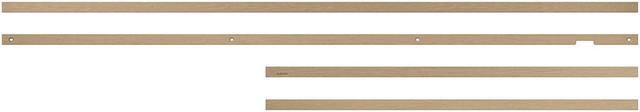Alt view image 2 of 20 - Samsung Customizable Bezel for Samsung The Frame 55" (Modern Teak)