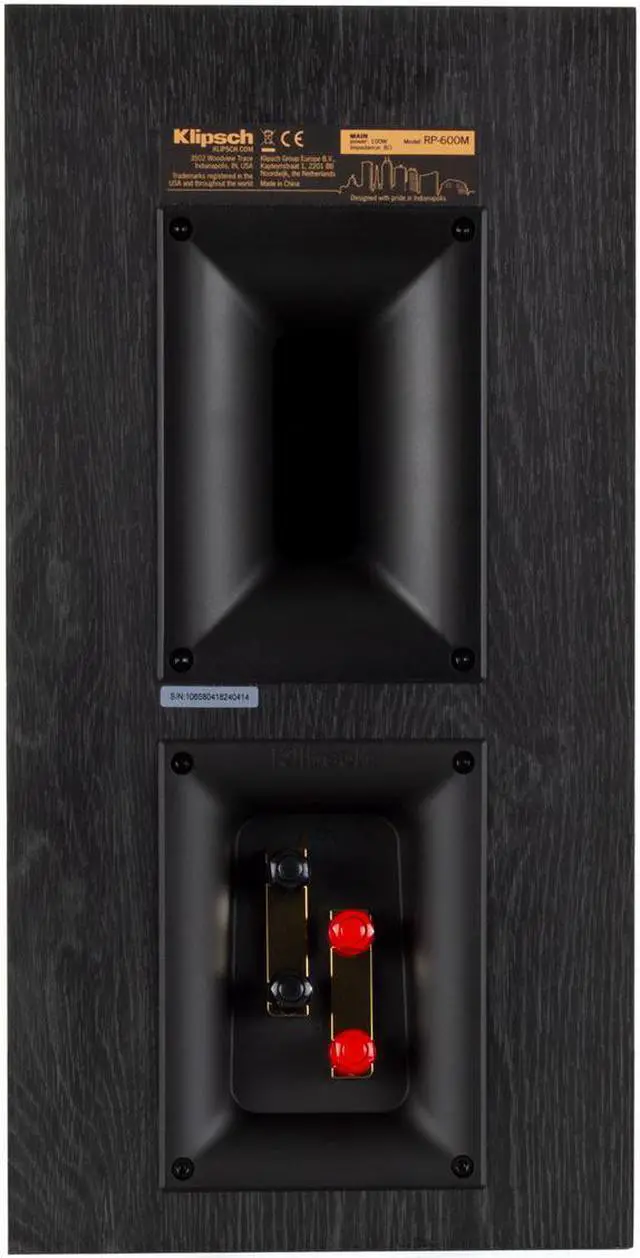 Alt view image 13 of 13 - Klipsch RP-600M Reference Premiere Bookshelf Speakers - Pair (Ebony)