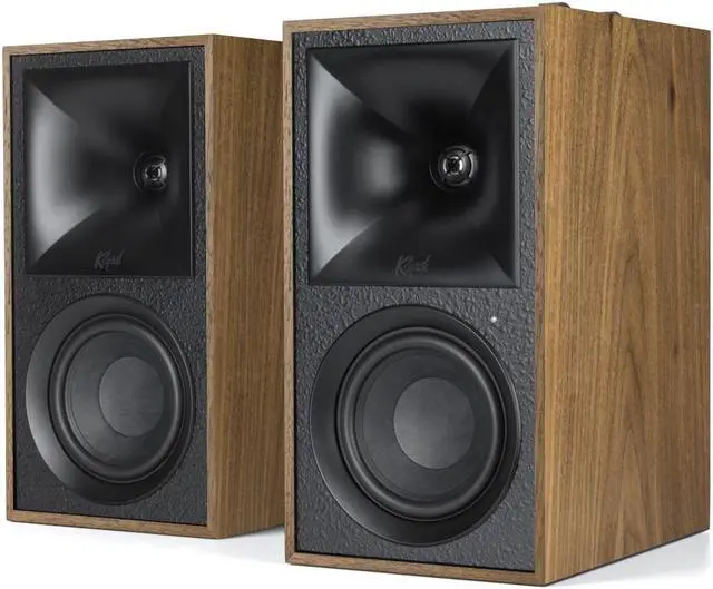 Alt view image 18 of 20 - Klipsch Heritage Wireless The Fives Walnut Home Audio Speaker Pair