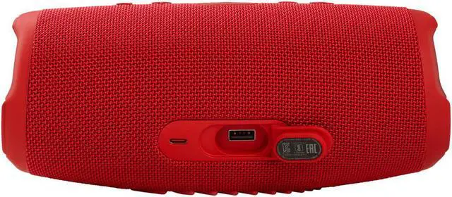 Alt view image 5 of 18 - JBL Charge 5 Portable Waterproof Bluetooth Speaker with Powerbank (Red)