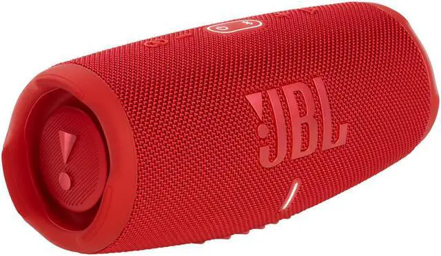 Alt view image 2 of 18 - JBL Charge 5 Portable Waterproof Bluetooth Speaker with Powerbank (Red)