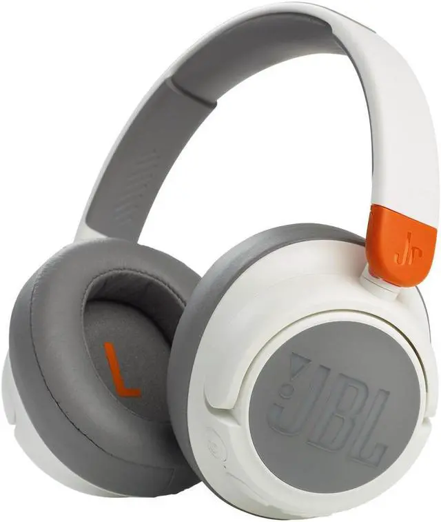 Alt view image 5 of 11 - JBL Kids On-Ear Bluetooth Headphones with ANC and Reduced Volume for Safety Listening - White