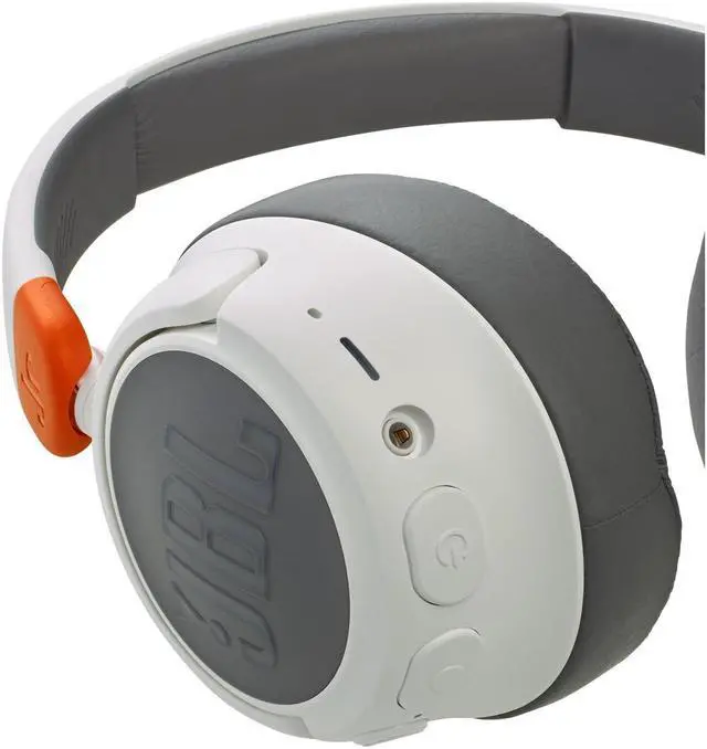 Alt view image 10 of 11 - JBL Kids On-Ear Bluetooth Headphones with ANC and Reduced Volume for Safety Listening - White