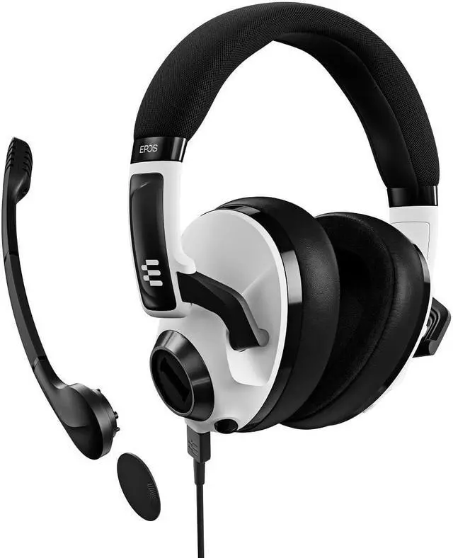 Alt view image 6 of 17 - EPOS Audio H3 Hybrid Closed Acoustic Bluetooth Gaming Headset (White)