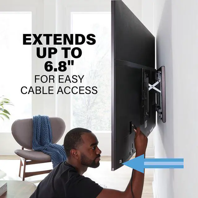 Alt view image 7 of 7 - Sanus VLT7-B2 Large Advanced Tilt 4D TV Wall Mount for TVs 42"-90"