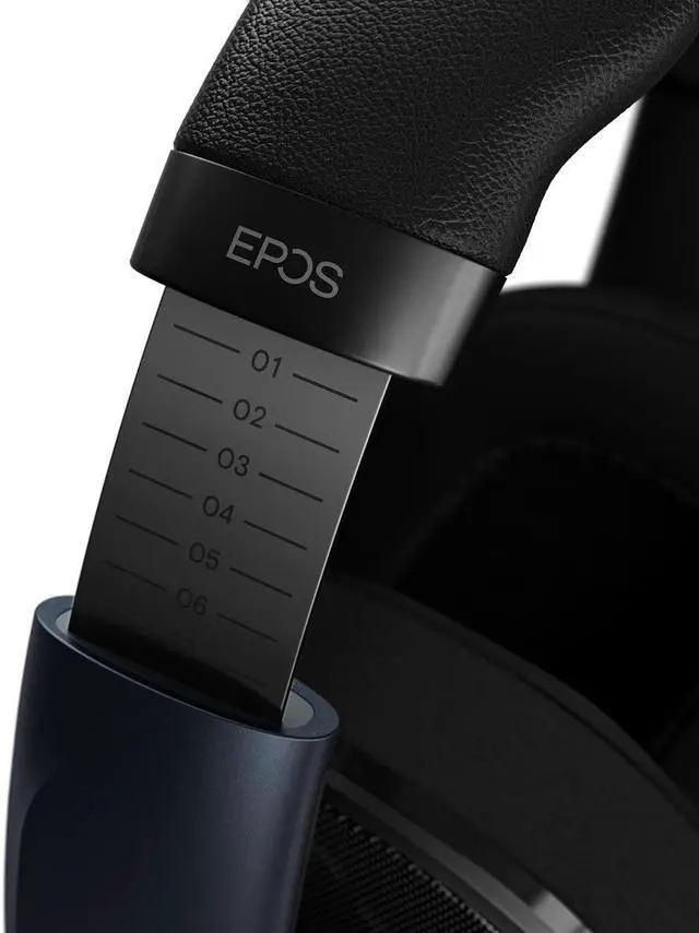 Alt view image 7 of 8 - EPOS Audio H6PRO Open Acoustic Gaming Headset (Sebring Black)