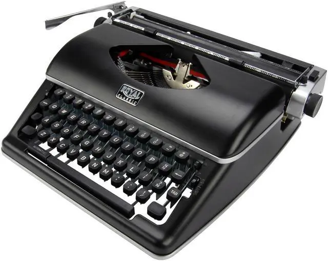 Alt view image 7 of 14 - Royal Classic RETRO Style Manual Typewriter 79104P