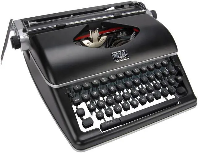 Alt view image 6 of 14 - Royal Classic RETRO Style Manual Typewriter 79104P