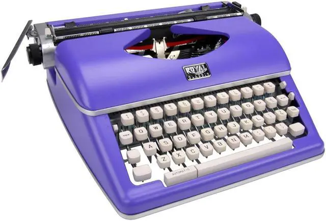 Alt view image 14 of 20 - Royal 79119Q Classic Manual Typewriter, Purple