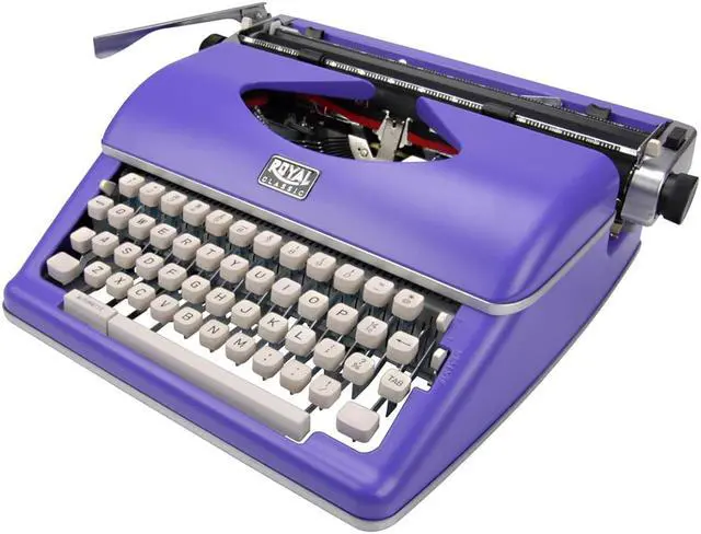 Alt view image 15 of 20 - Royal 79119Q Classic Manual Typewriter, Purple