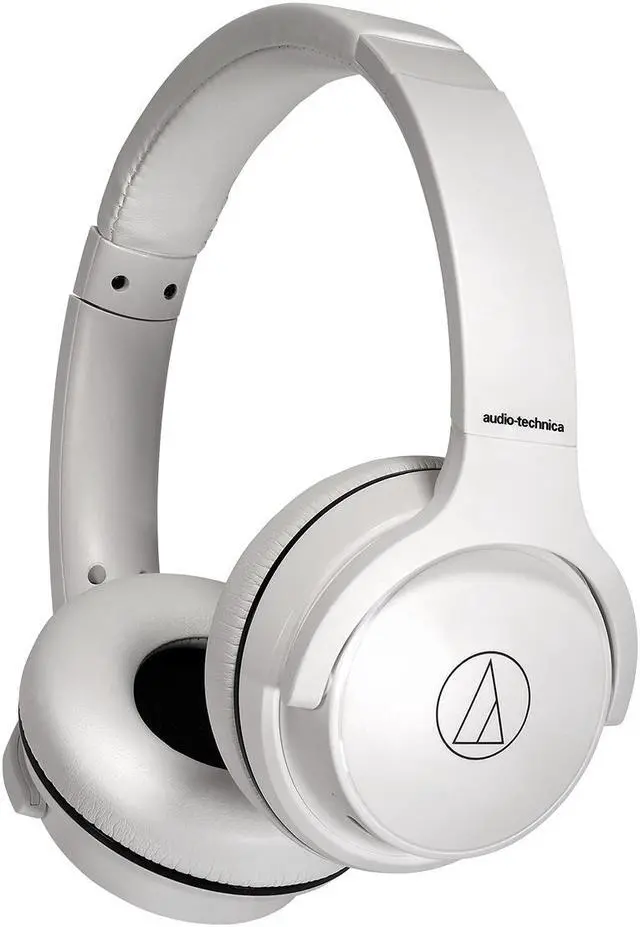 Alt view image 2 of 8 - Audio-Technica ATH-S220BTWH Wireless On Ear Headphones White