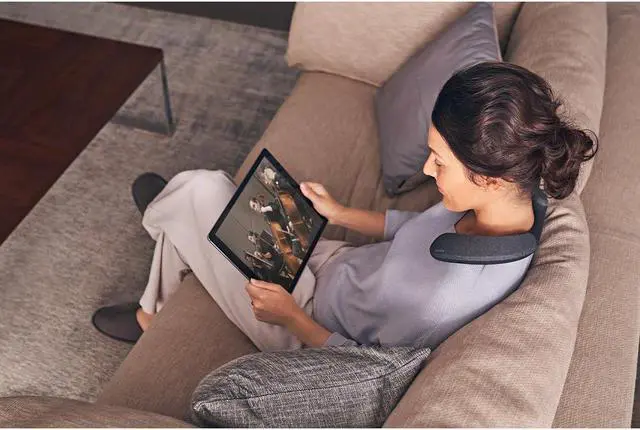 Alt view image 6 of 19 - Sony SRS-NS7 Wireless Neckband Speaker