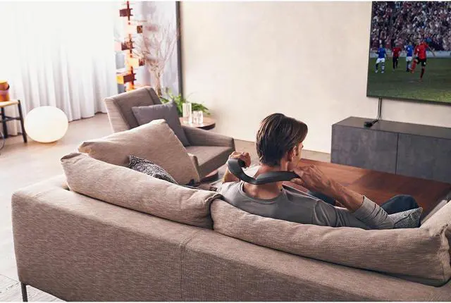 Alt view image 7 of 19 - Sony SRS-NS7 Wireless Neckband Speaker