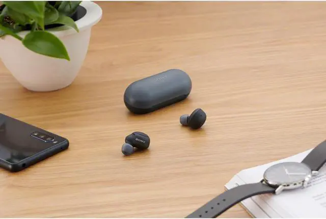 Alt view image 18 of 20 - Sony WFC500 Truly Wireless In-Ear Bluetooth Headphones with Mic-Black
