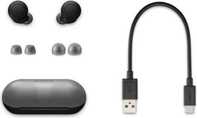 Alt view image 17 of 20 - Sony WFC500 Truly Wireless In-Ear Bluetooth Headphones with Mic-Black