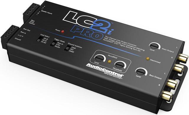 Alt view image 19 of 19 - AudioControl LC2i PRO 2-Channel Line Output Converter with Impedance Matching, AccuBASS, GTO, Audio Signal Sense, 12V Turn-On and ACR-1 Dash Remote Subwoofer Control