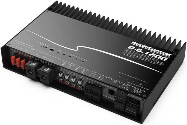 Alt view image 8 of 18 - AudioControl D-6.1200 6-Channel Car Amplifier with Digital Signal Processing