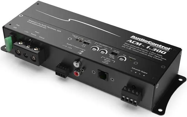 Alt view image 20 of 20 - Audio Control ACM-1.300 Monoblock Micro Amplifier with Accubass