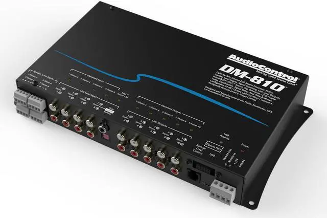 Alt view image 10 of 19 - AudioControl DM-810 8 By 10 Channel Matrix Digital Signal Processor